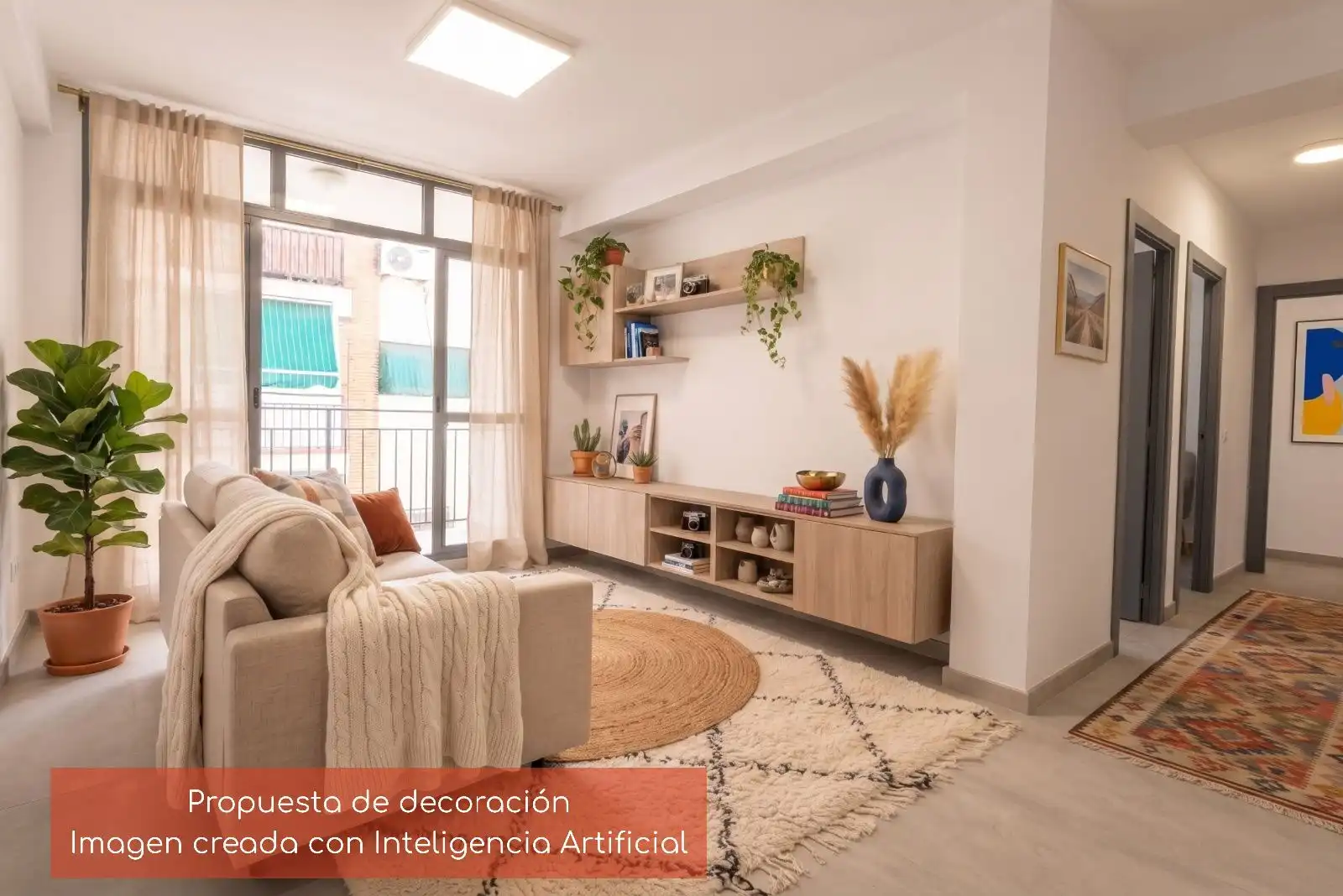 Sala de estar de Piso en venta en Málaga con Terraza