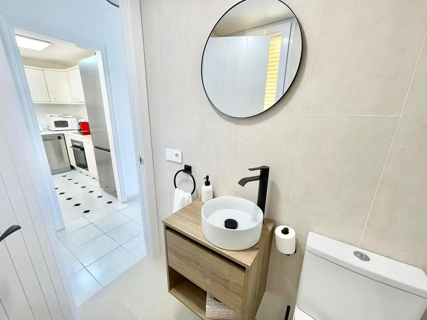 Bathroom of Apartments for rent in La Manga del Mar Menor  with Air Conditioner, Heating and Terrace