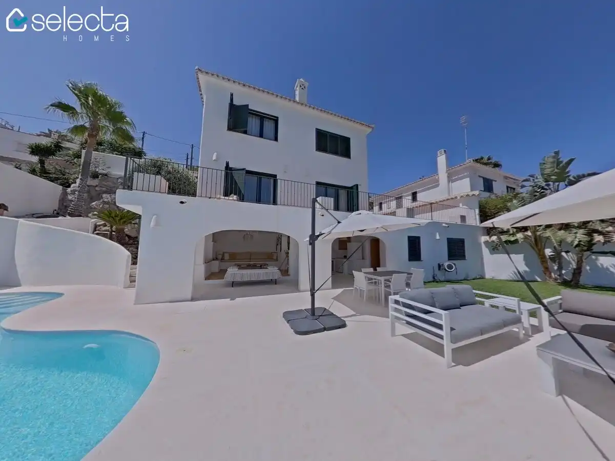 Außenansicht von Haus oder Chalet zum Verkauf in Dénia mit Klimaanlage, Heizung und Terrasse