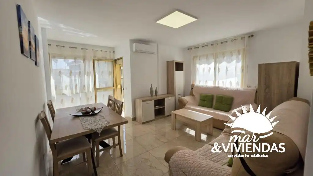 Living room of Flat for sale in Garrucha  with Air Conditioner, Heating and Terrace
