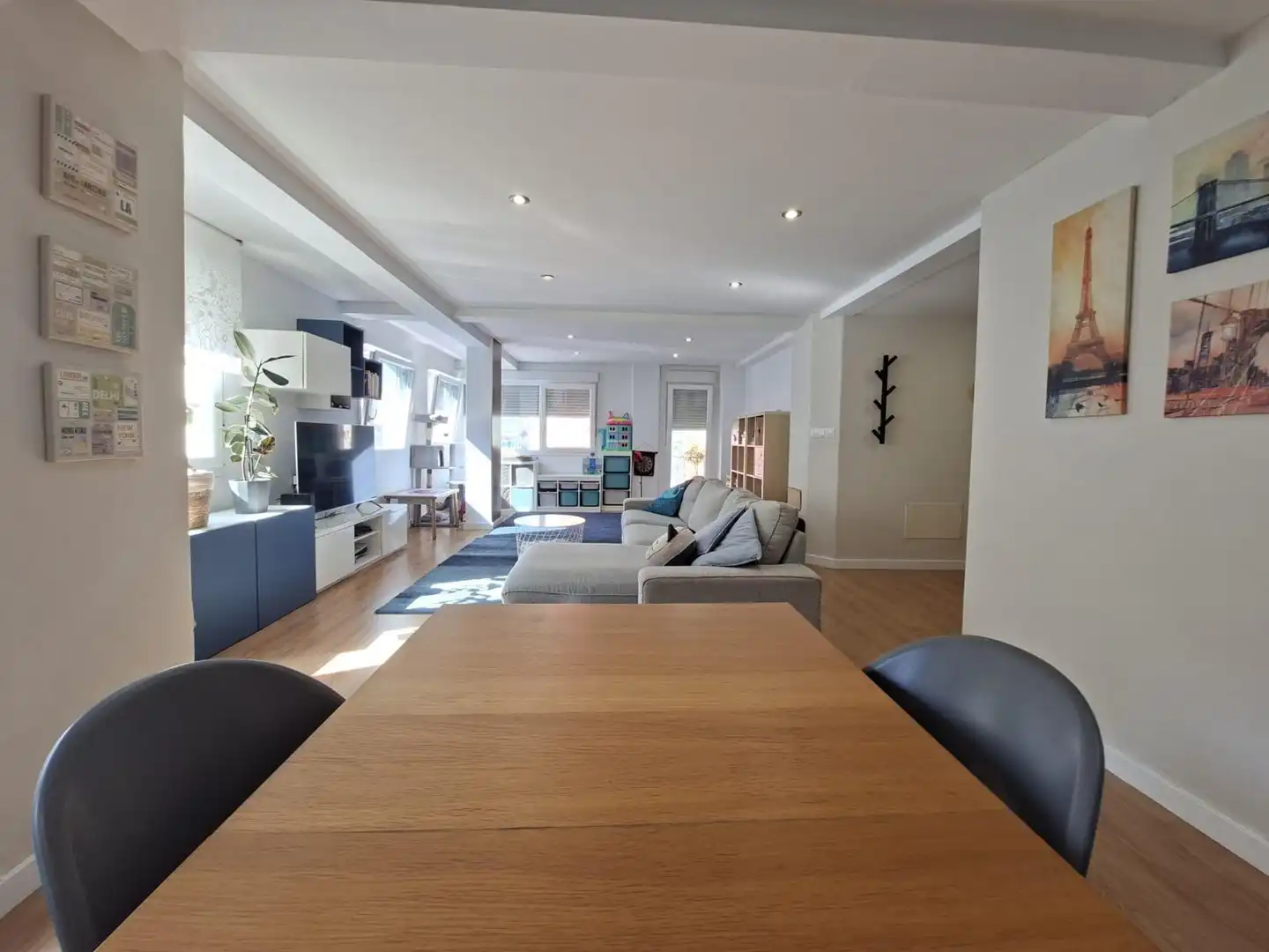 Sala de estar de Piso en venta en Vilagarcía de Arousa con Terraza, Amueblado y Balcón