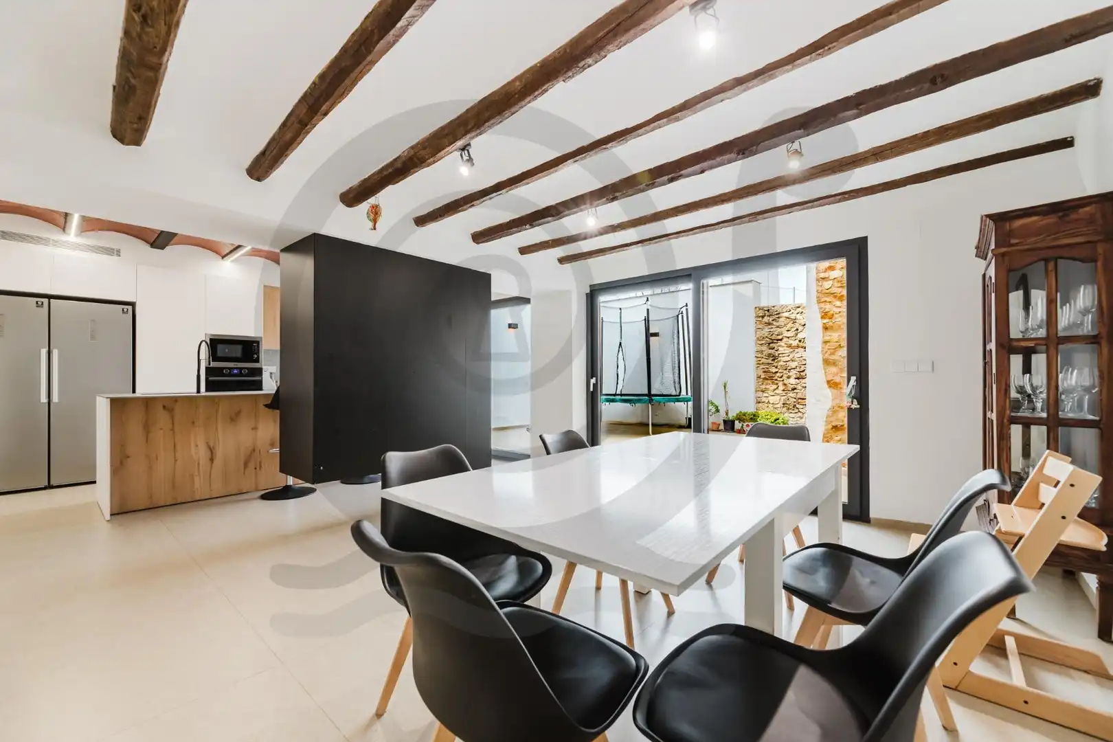 Esszimmer von Haus oder Chalet zum Verkauf in Castellón de la Plana / Castelló de la Plana mit Klimaanlage, Heizung und Terrasse
