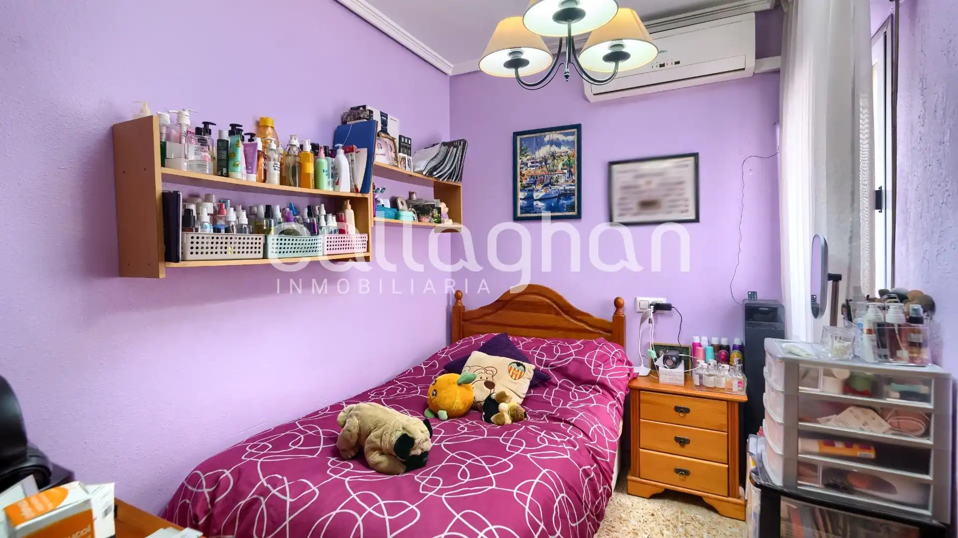 Bedroom of Flat for sale in Silla  with Air Conditioner, Heating and Balcony