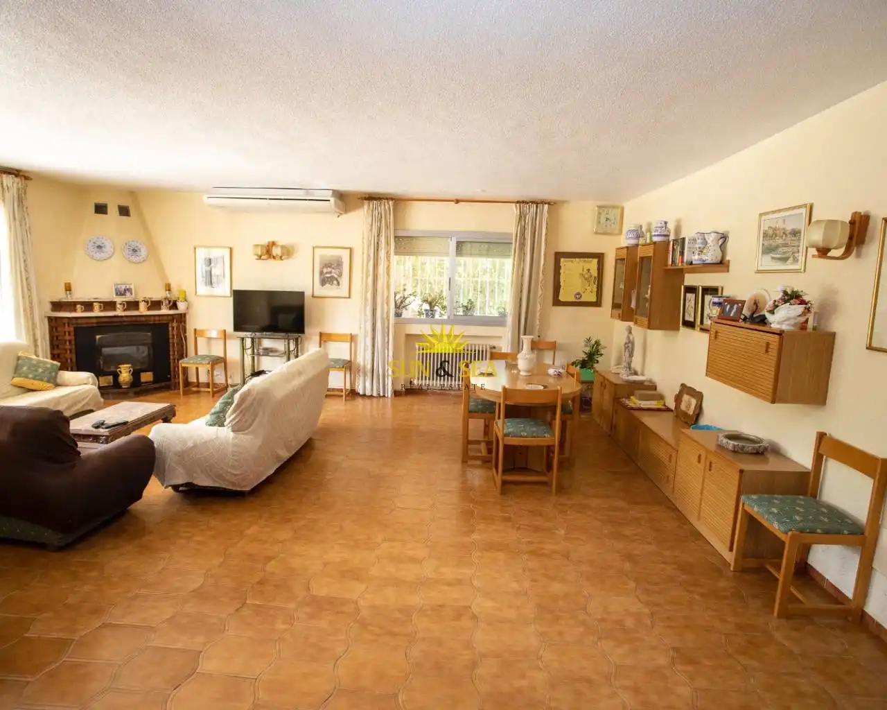 Sala d'estar de Casa o xalet en venda en Las Torres de Cotillas amb Aire condicionat, Calefacció i Jardí privat