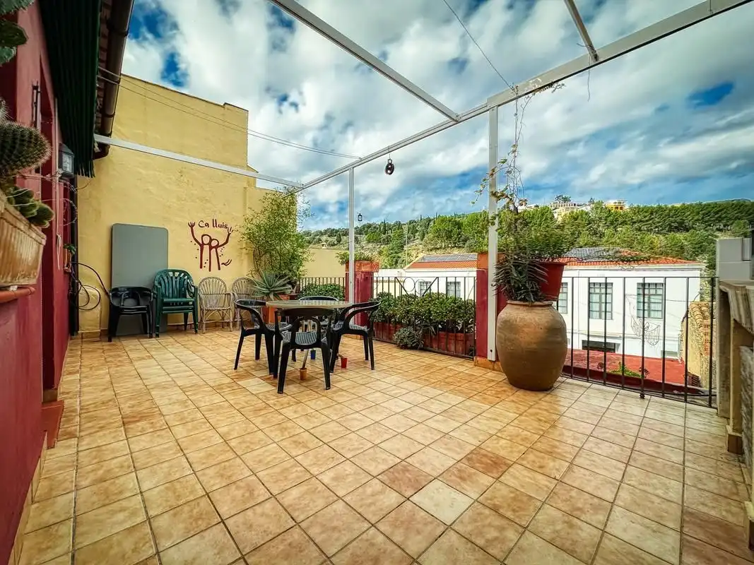 Terraza de Casa o chalet en venta en La Vall de Laguar con Aire acondicionado, Calefacción y Jardín privado