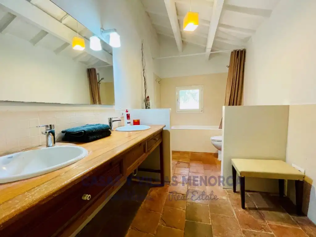 Badezimmer von Country house zur Miete in Maó - Mahón