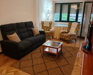 Sala d'estar de Pis de lloguer en Guadalajara Capital amb Aire condicionat, Calefacció i Parquet