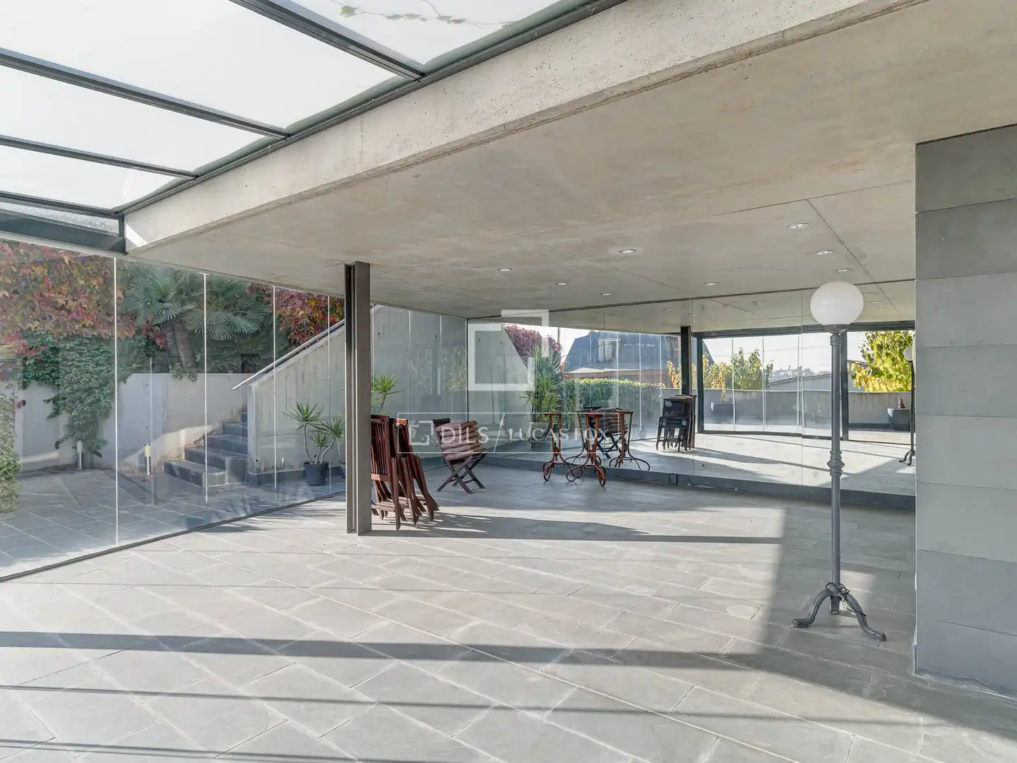Terraza de Casa o chalet de alquiler en Sant Just Desvern con Aire acondicionado, Calefacción y Jardín privado