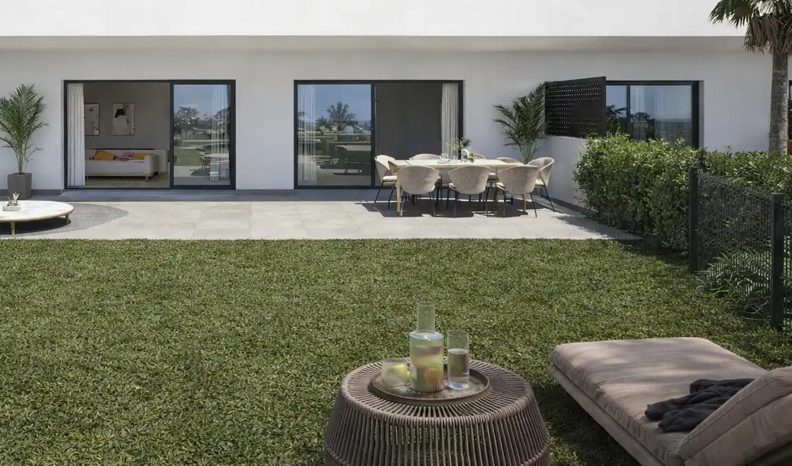 Terraza de Planta baja en venta en Estepona con Aire acondicionado, Jardín privado y Terraza