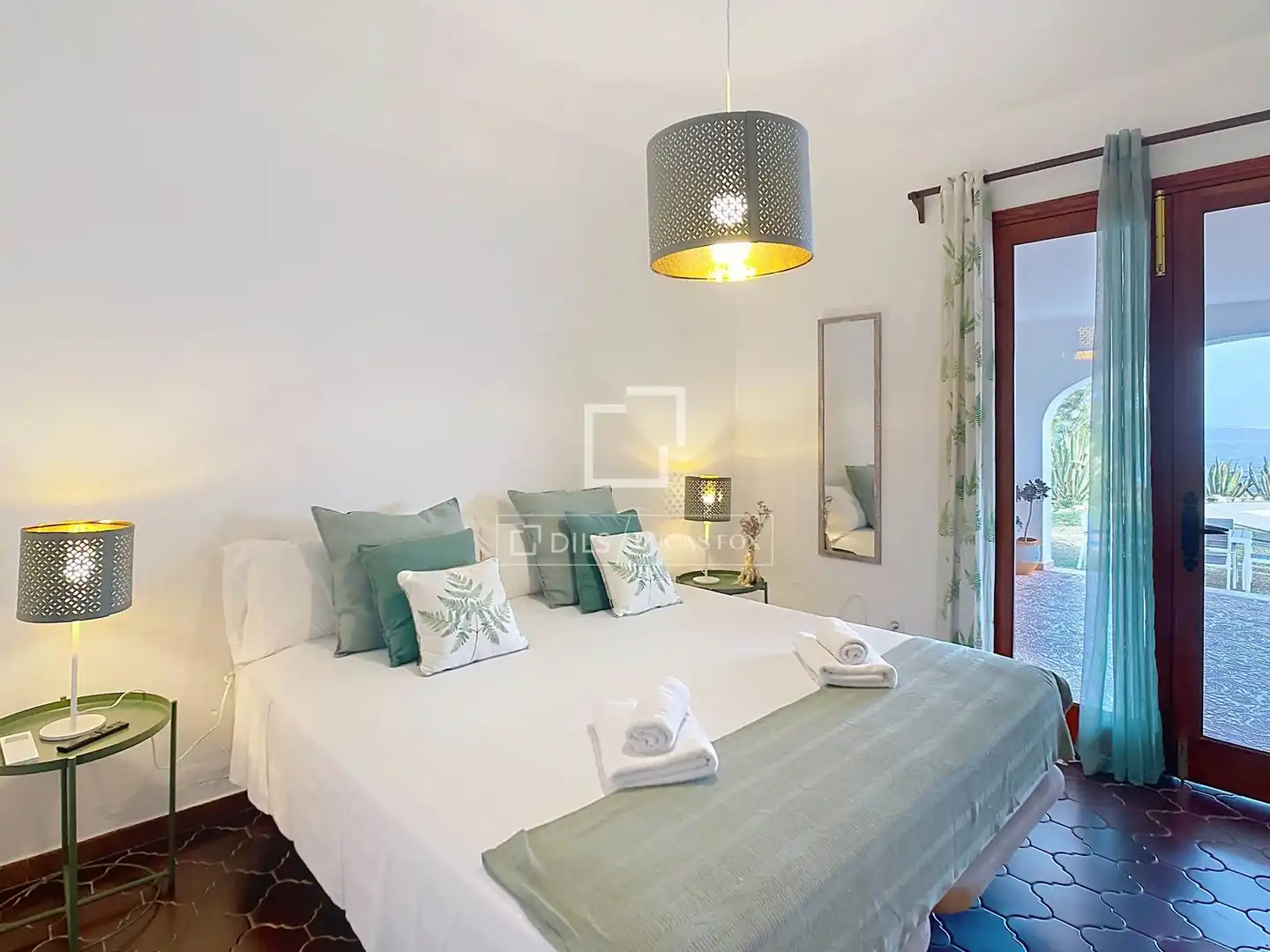 Dormitori de Casa o xalet de lloguer en Lloret de Mar amb Aire condicionat, Calefacció i Jardí privat