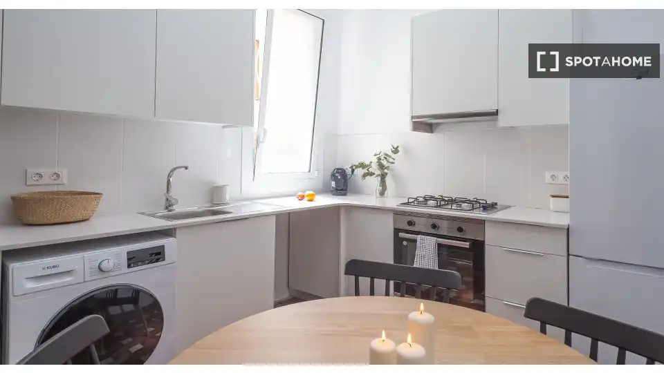Kitchen of Flat for share in Sant Andreu