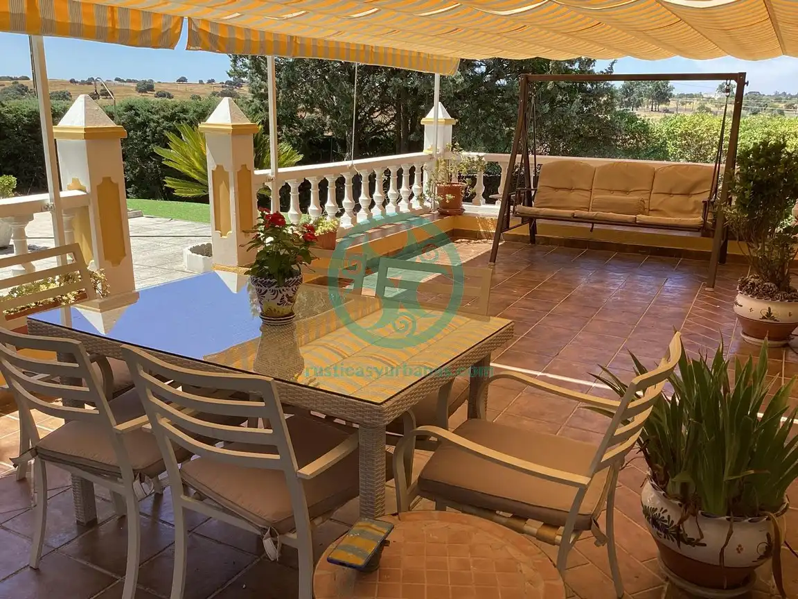 Terraza de Casa o chalet en venta en Casar de Cáceres con Aire acondicionado, Calefacción y Jardín privado