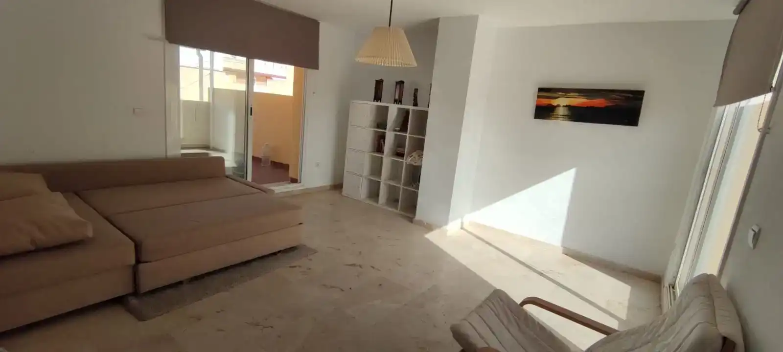 Sala d'estar de Casa o xalet de lloguer en Murcia amb Aire condicionat, Jardí privat i Parquet