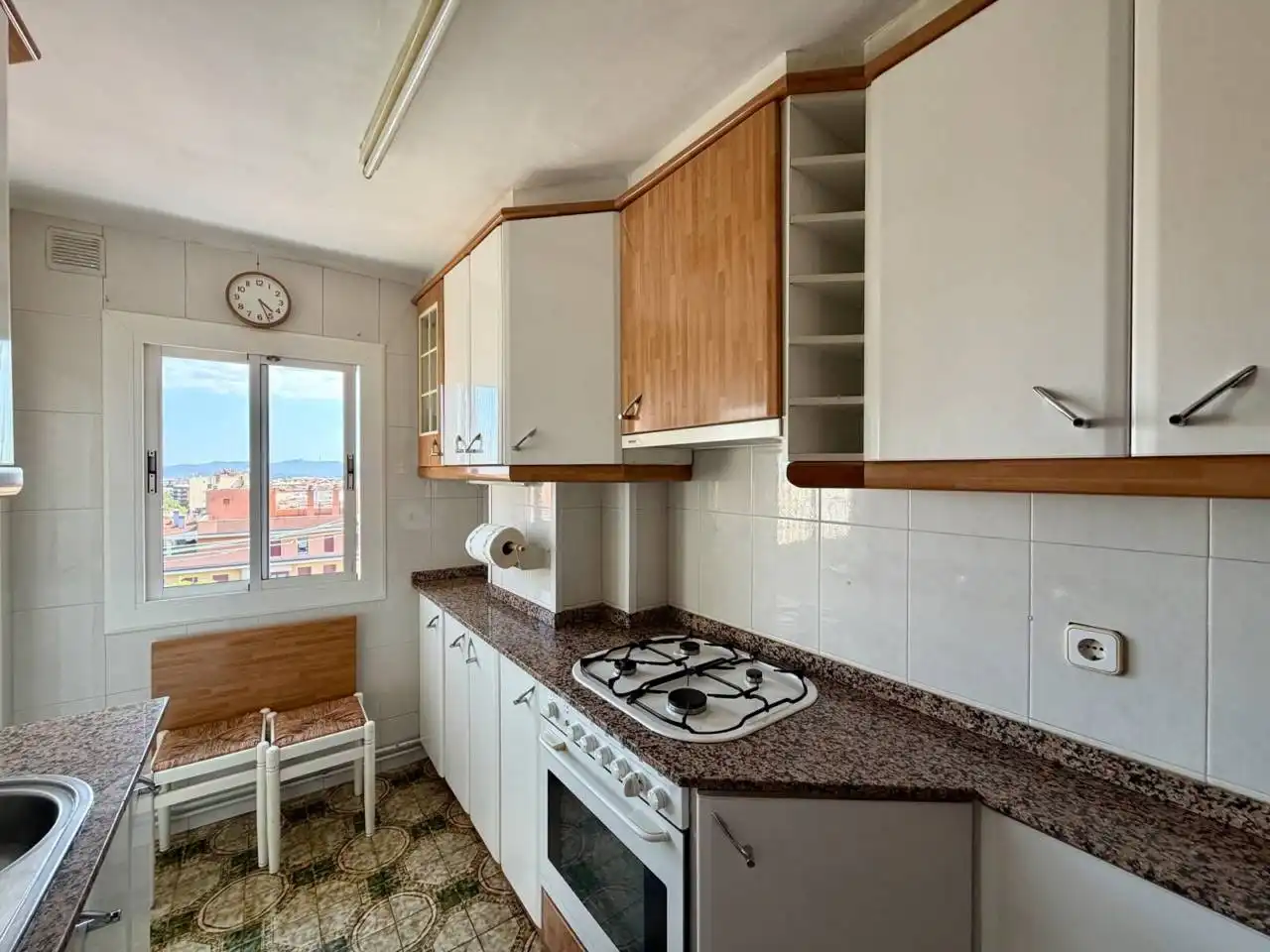 Kitchen of Flat for rent in Sabadell  with Heating and Balcony