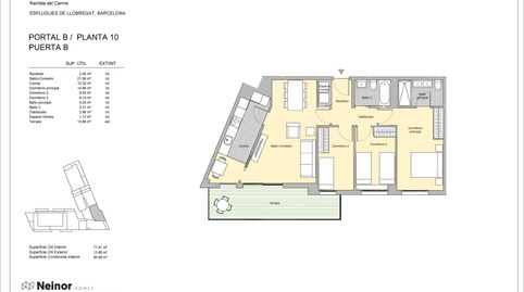 Foto 2 de Piso en venta en Calle Sant Jordi, 34, La Plana, Barcelona