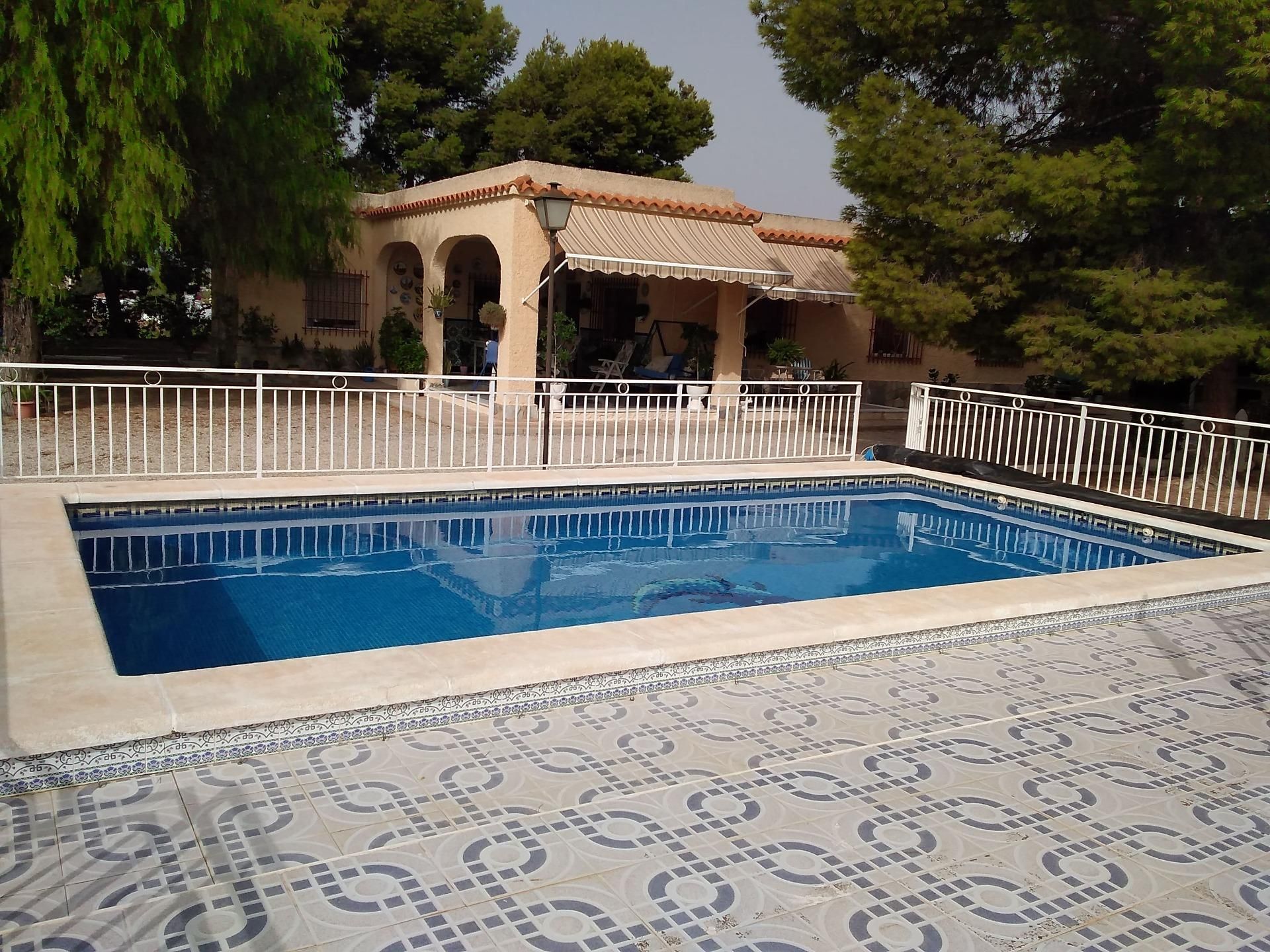 Piscina de Casa o xalet en venda en Crevillent amb Aire condicionat, Jardí privat i Terrassa