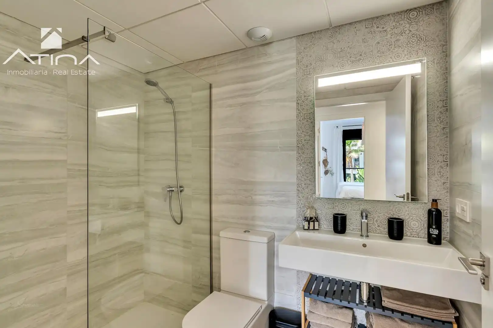 Bany de Apartament en venda en Jávea / Xàbia amb Aire condicionat, Jardí privat i Terrassa