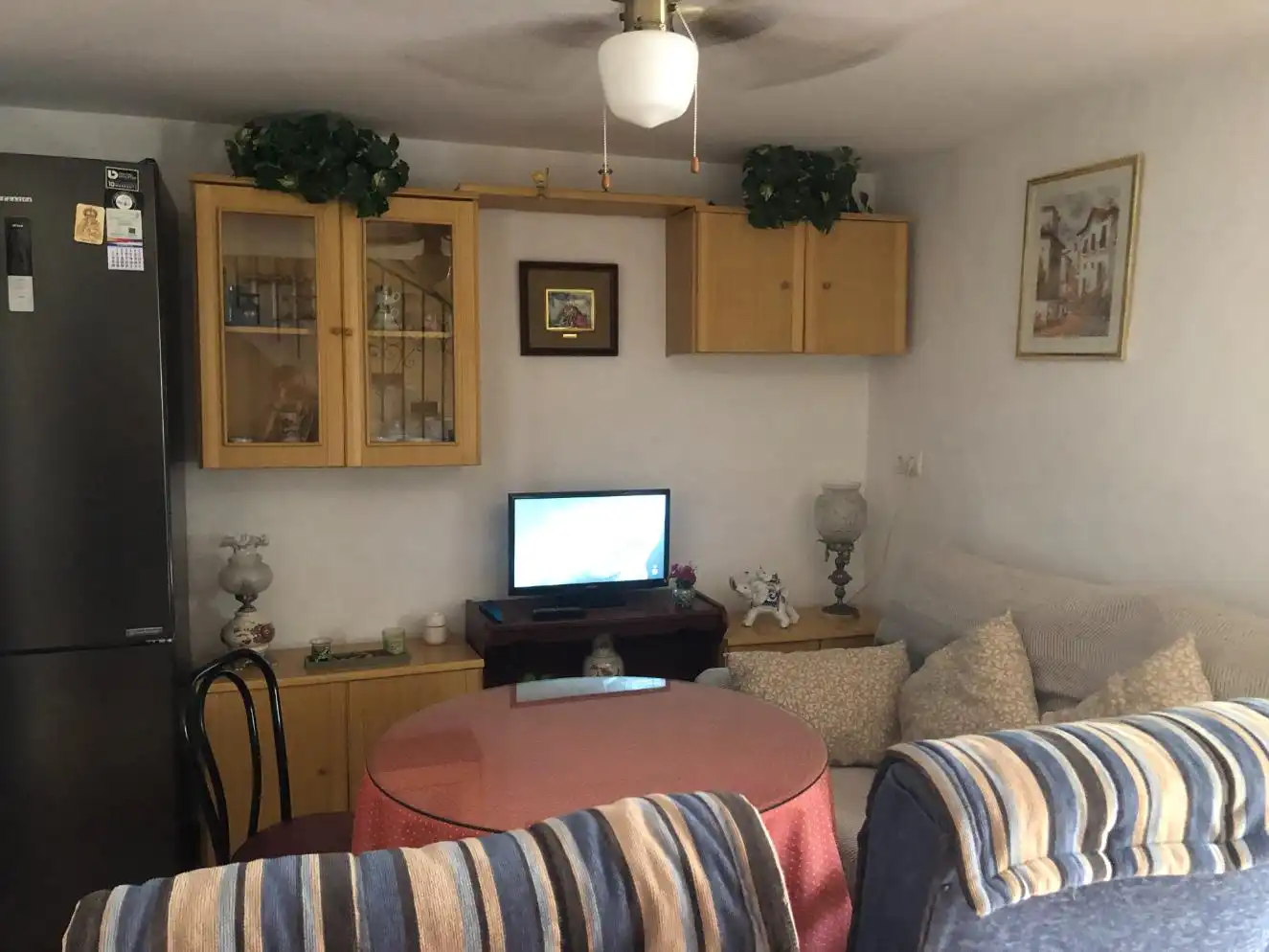 Sala de estar de Casa adosada en venta en Álora con Terraza