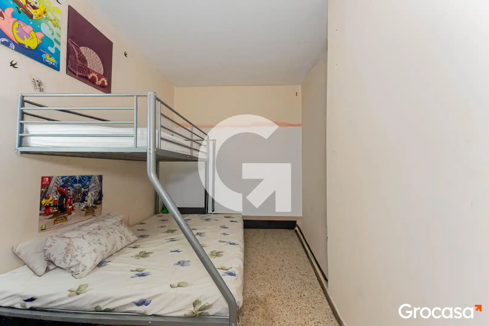 Bedroom of Flat for sale in Cornellà de Llobregat  with Air Conditioner, Storage room and Oven