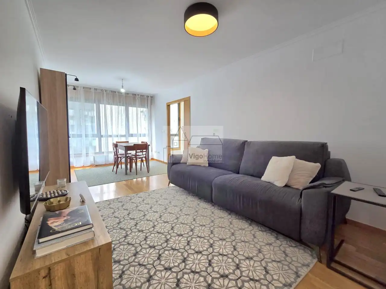 Sala de estar de Piso de alquiler en Vigo  con Calefacción y Amueblado