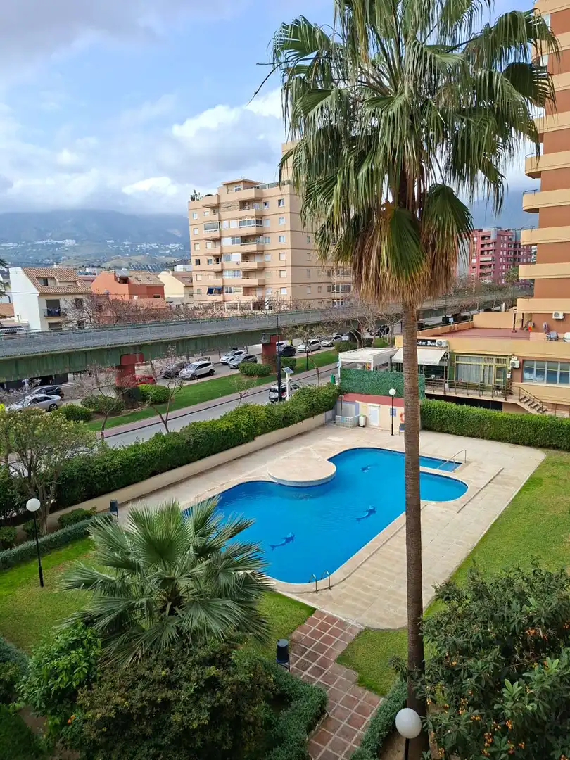 Exterior view of Flat for rent in Fuengirola  with Air Conditioner, Terrace and Swimming Pool