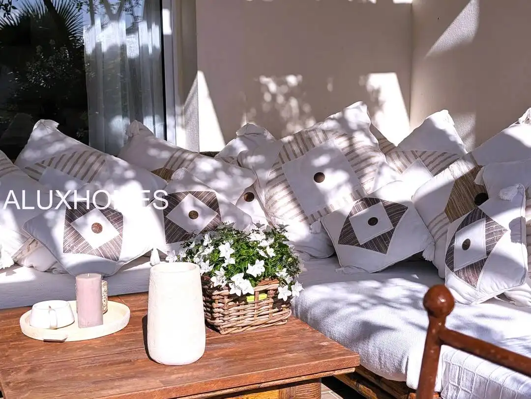 Terraza de Casa o chalet en venta en La Alcaidesa con Aire acondicionado, Calefacción y Jardín privado