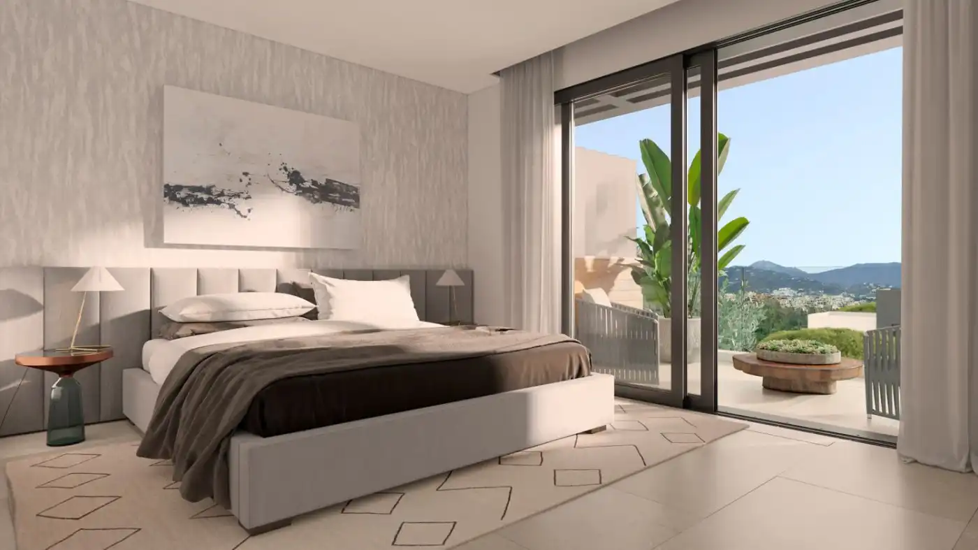 Habitación de Casa adosada en venta en Estepona con Aire acondicionado, Calefacción y Terraza