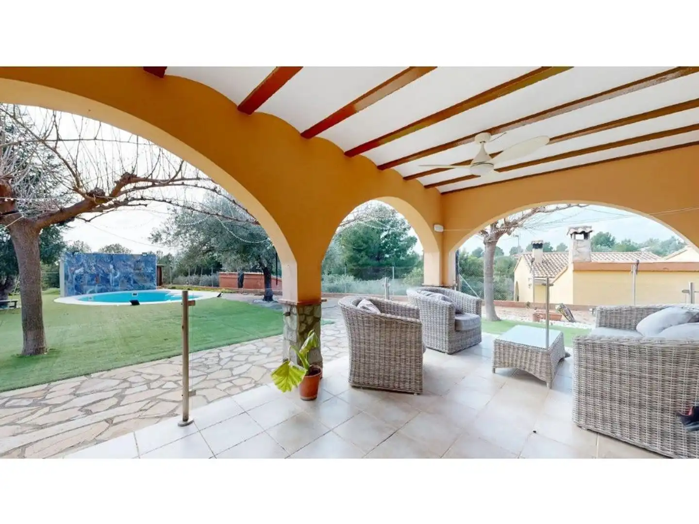 Terrassa de Casa o xalet en venda en Vilafamés amb Aire condicionat, Calefacció i Jardí privat