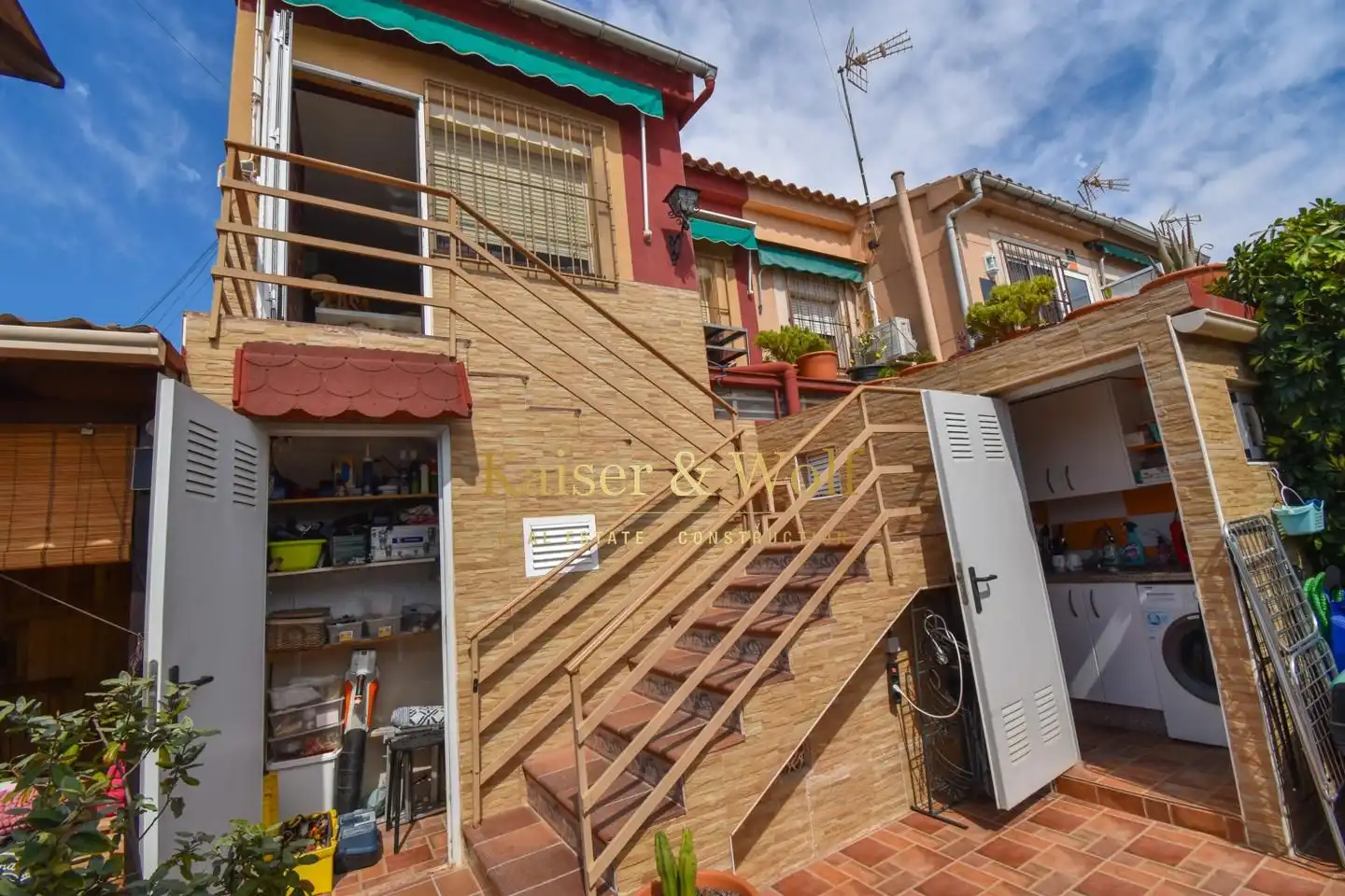 Vista exterior de Piso en venta en Santa Pola con Aire acondicionado, Jardín privado y Terraza