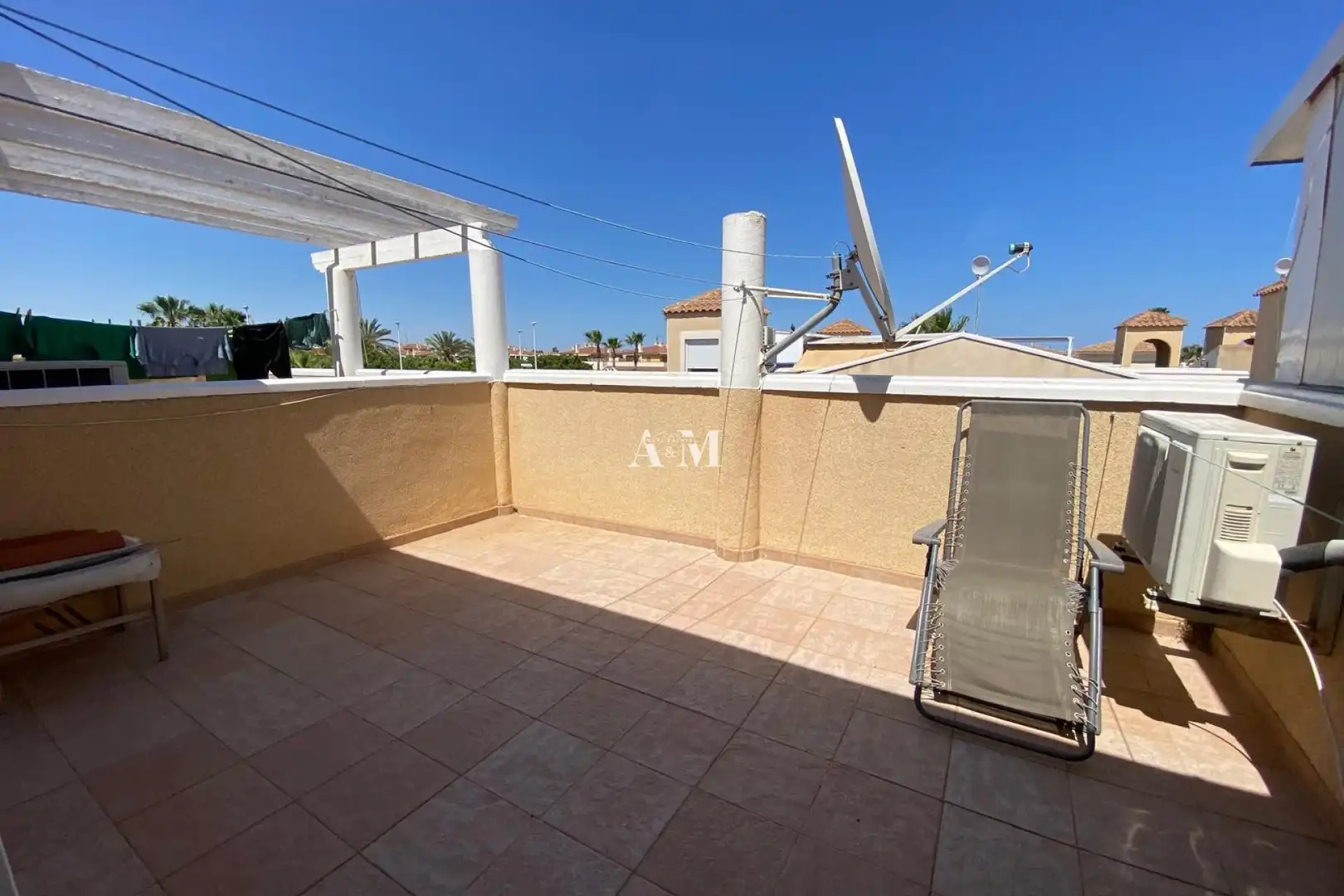 Terrace of Detached homes for rent in Orihuela  with Air Conditioner, Heating and Private garden