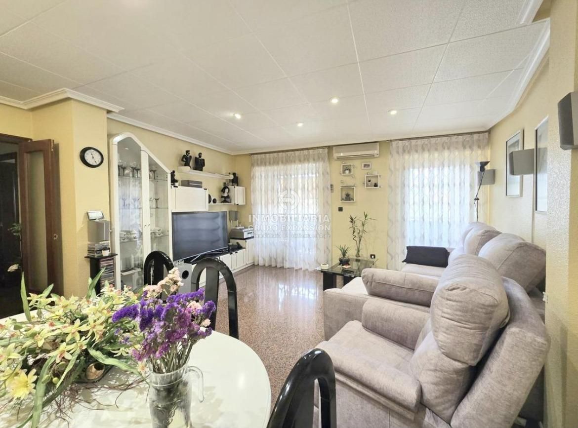 Living room of Flat for sale in Aspe  with Air Conditioner, Terrace and Storage room