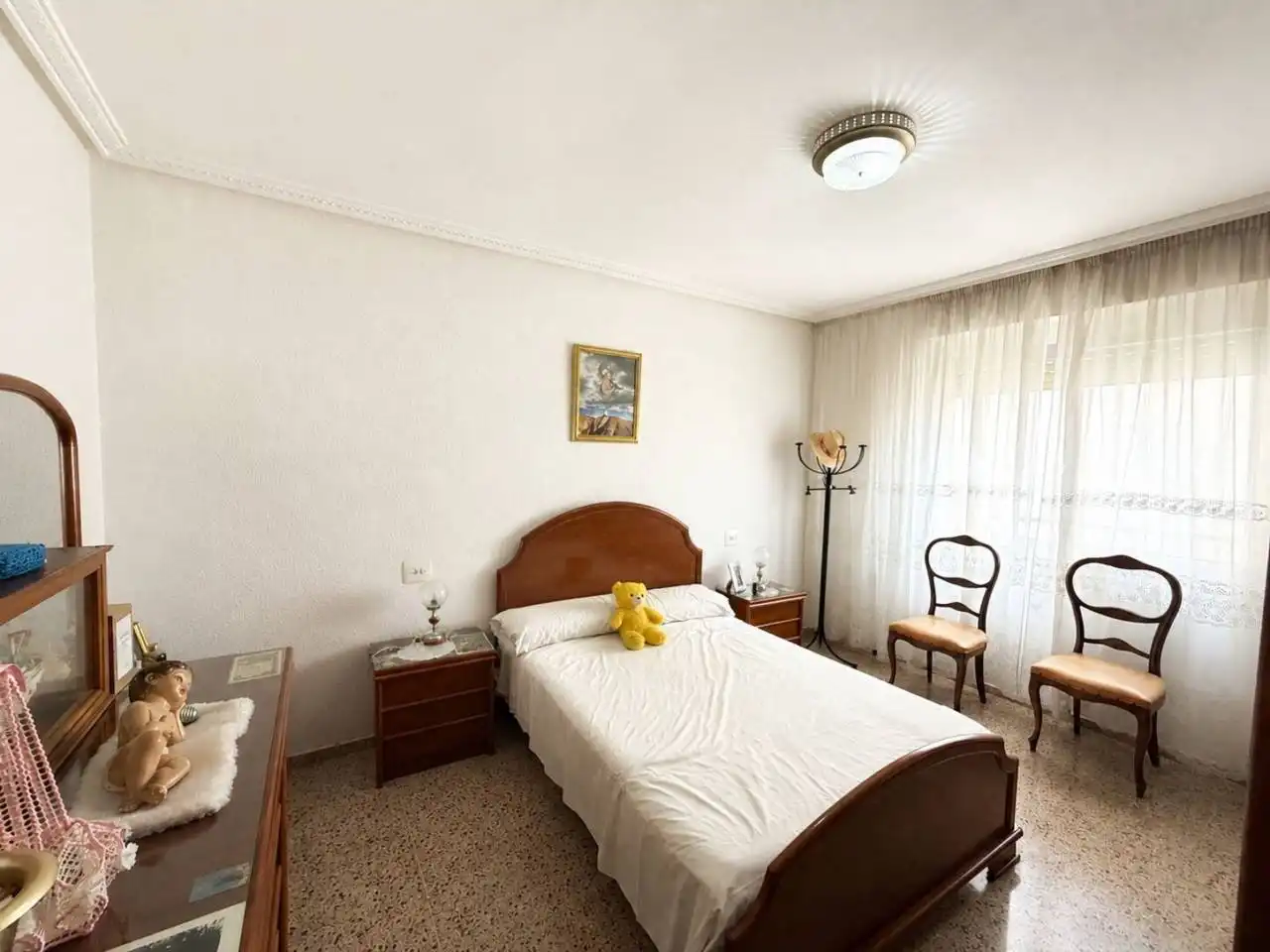 Bedroom of Flat for sale in Vila-real  with Storage room, Furnished and Balcony