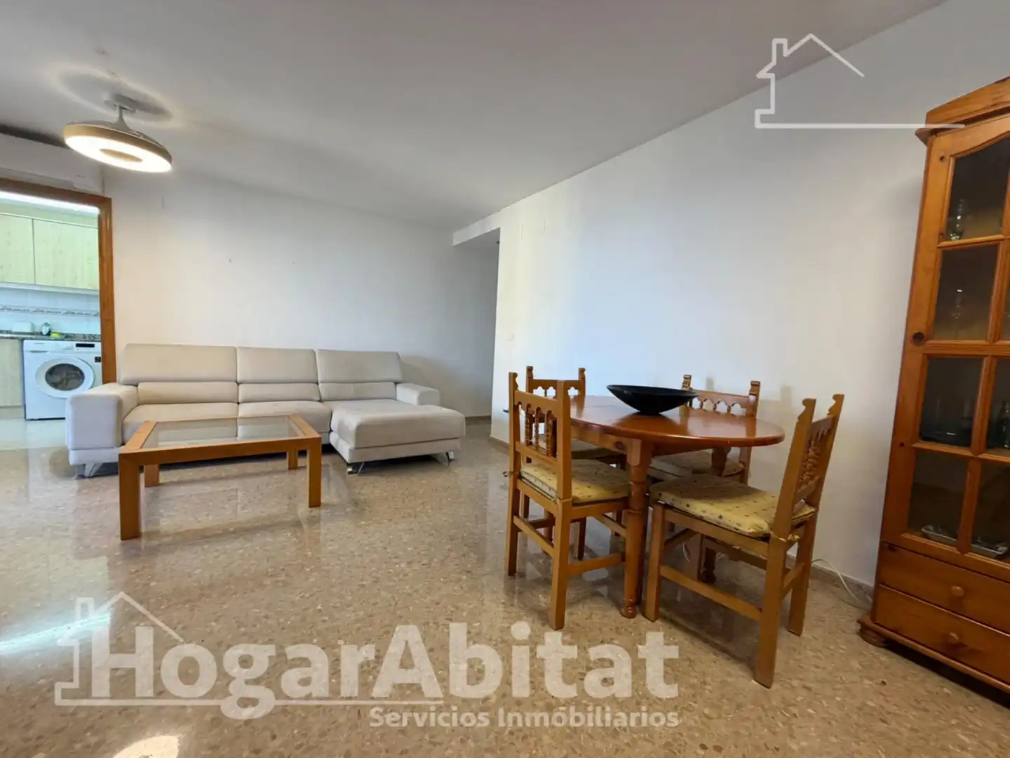 Sala d'estar de Pis en venda en Canet d'En Berenguer amb Aire condicionat, Terrassa i Piscina comunitària