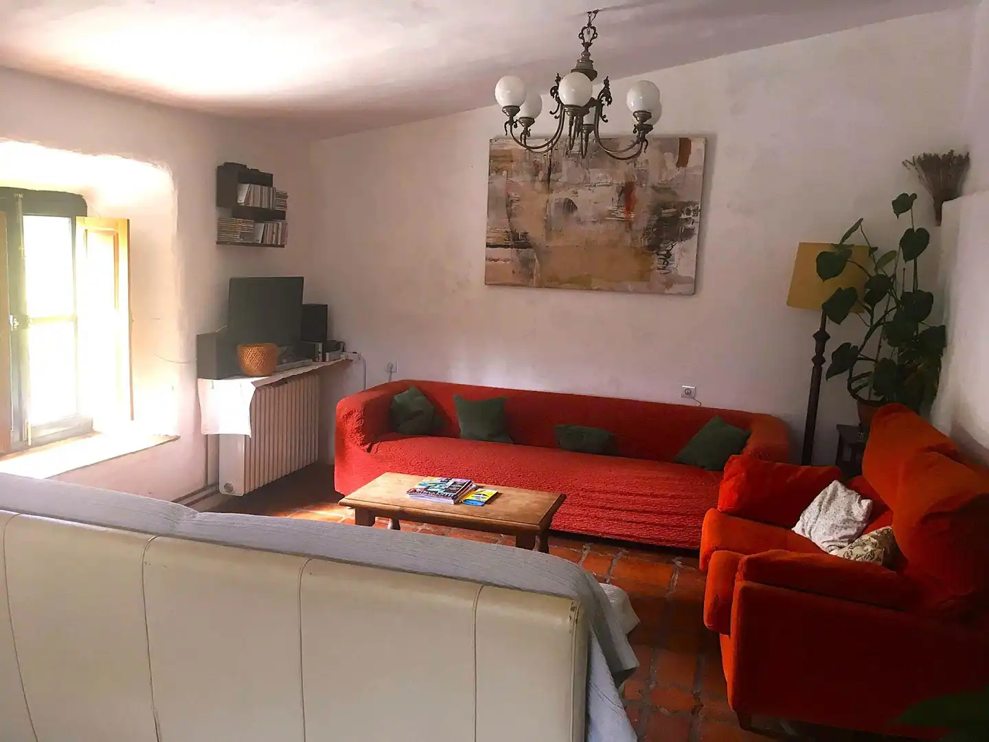 Sala de estar de Finca rústica en venta en Galaroza con Calefacción, Terraza y Trastero