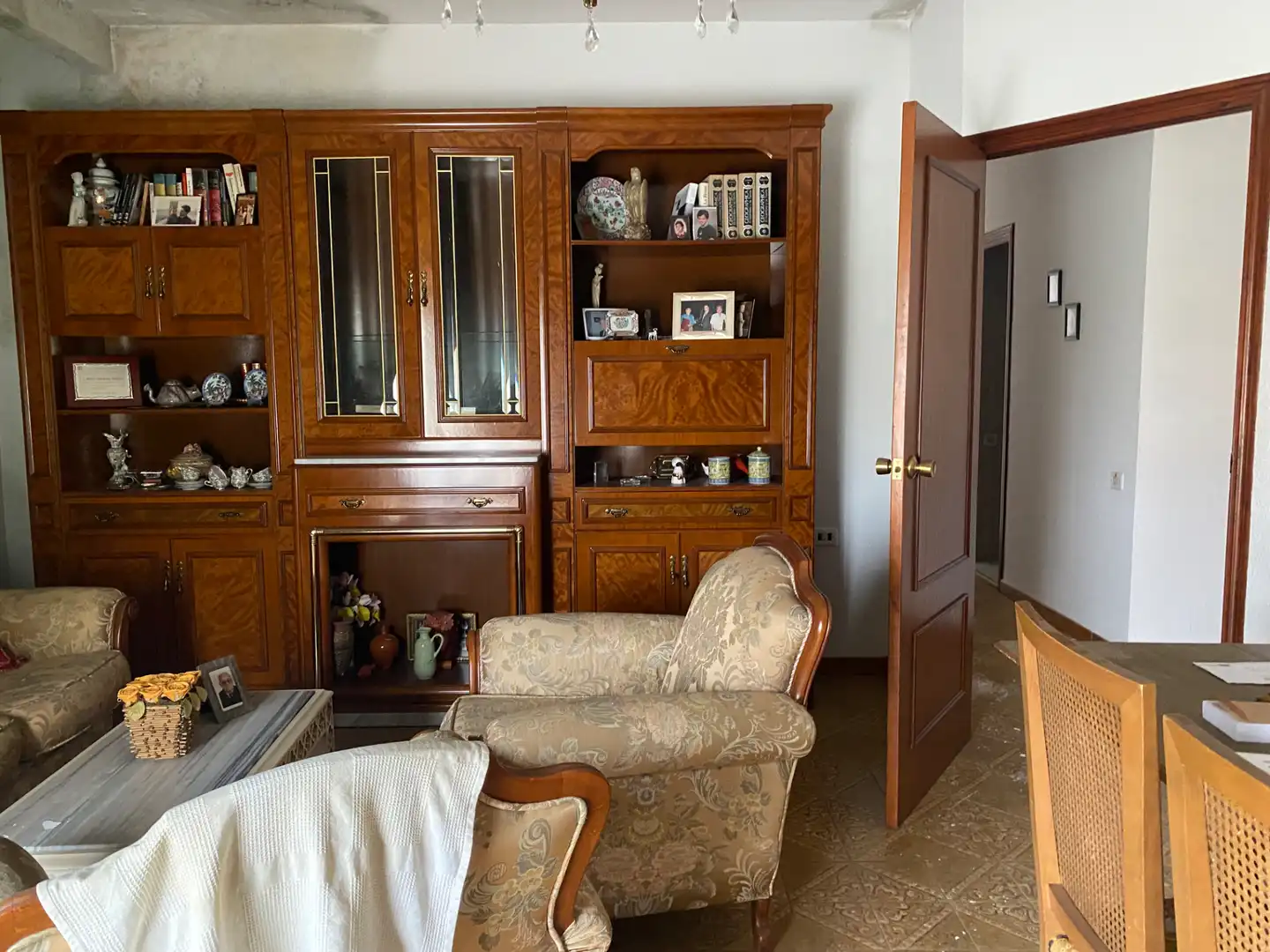 Sala d'estar de Casa adosada en venda en Malagón amb Aire condicionat, Terrassa i Traster