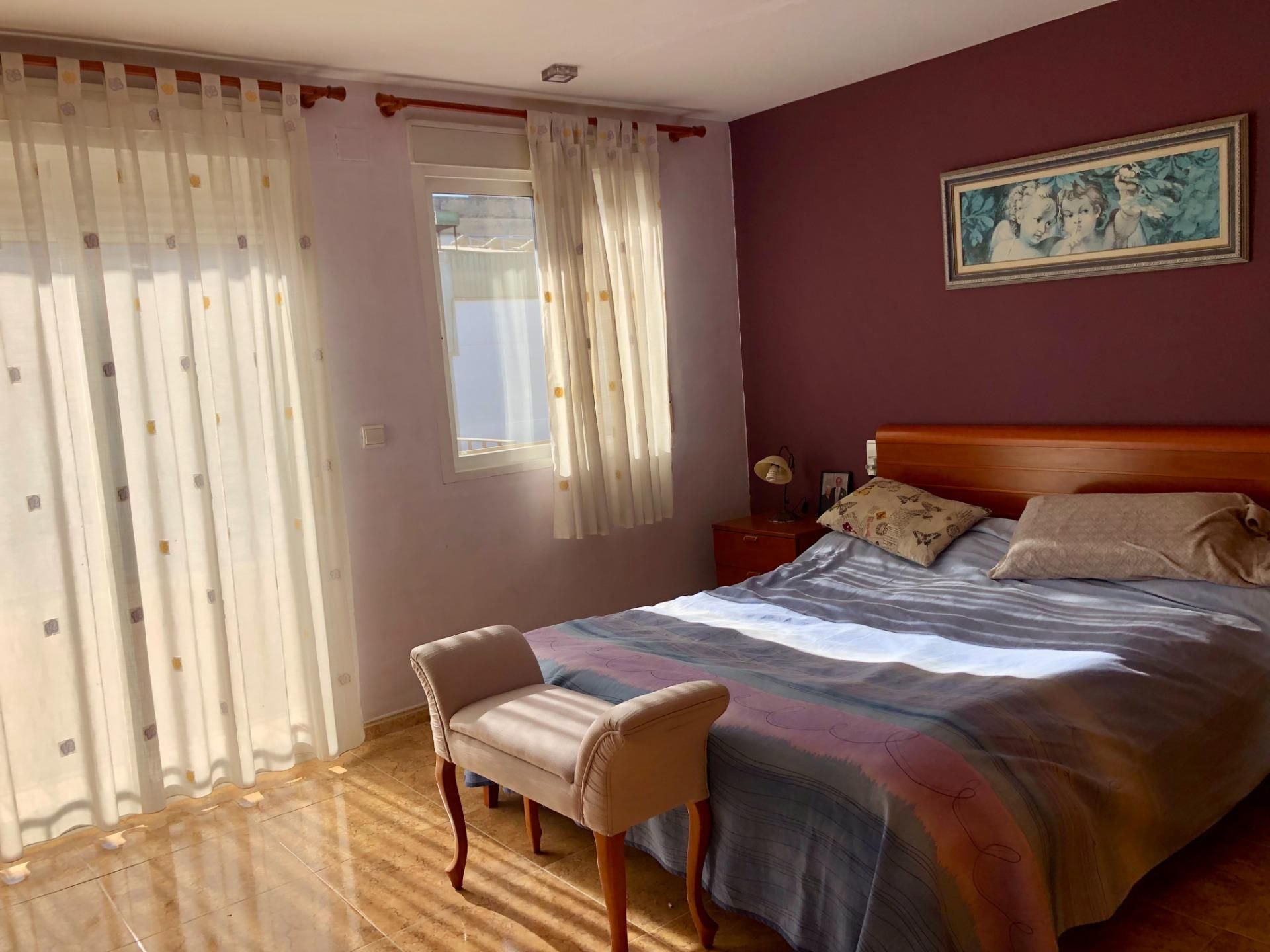 Bedroom of Single-family semi-detached for sale in Montitxelvo / Montichelvo  with Air Conditioner, Terrace and Balcony
