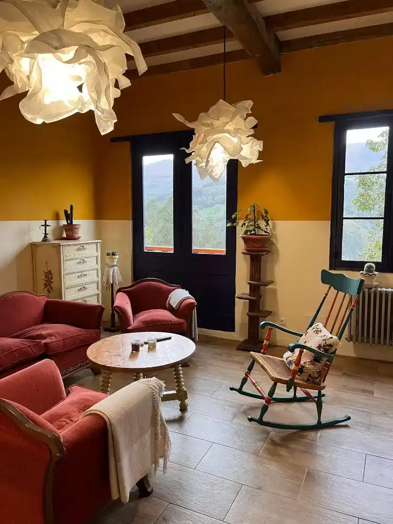 Living room of Apartments for rent in Pravia  with Private garden, Furnished and Balcony