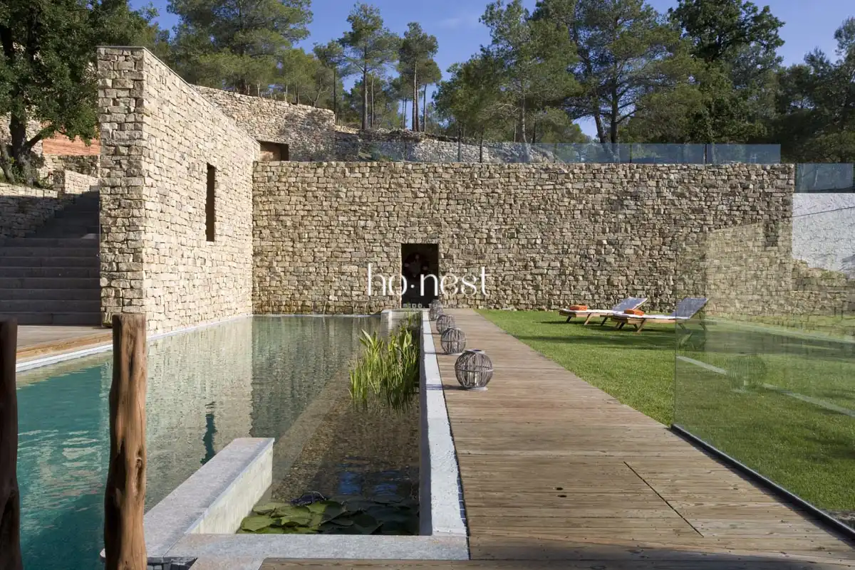 Jardí de Casa o xalet en venda en Pontons amb Calefacció, Jardí privat i Piscina
