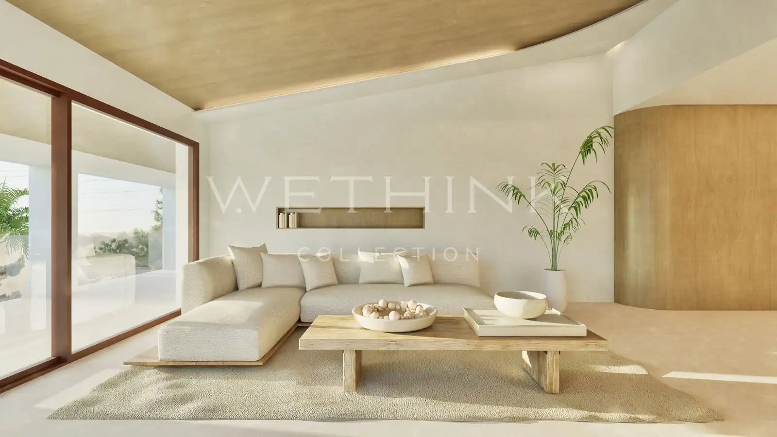 Sala de estar de Casa o chalet en venta en Altea con Aire acondicionado, Jardín privado y Terraza