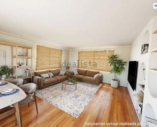 Living room of Flat for sale in  Logroño  with Air Conditioner, Heating and Parquet flooring