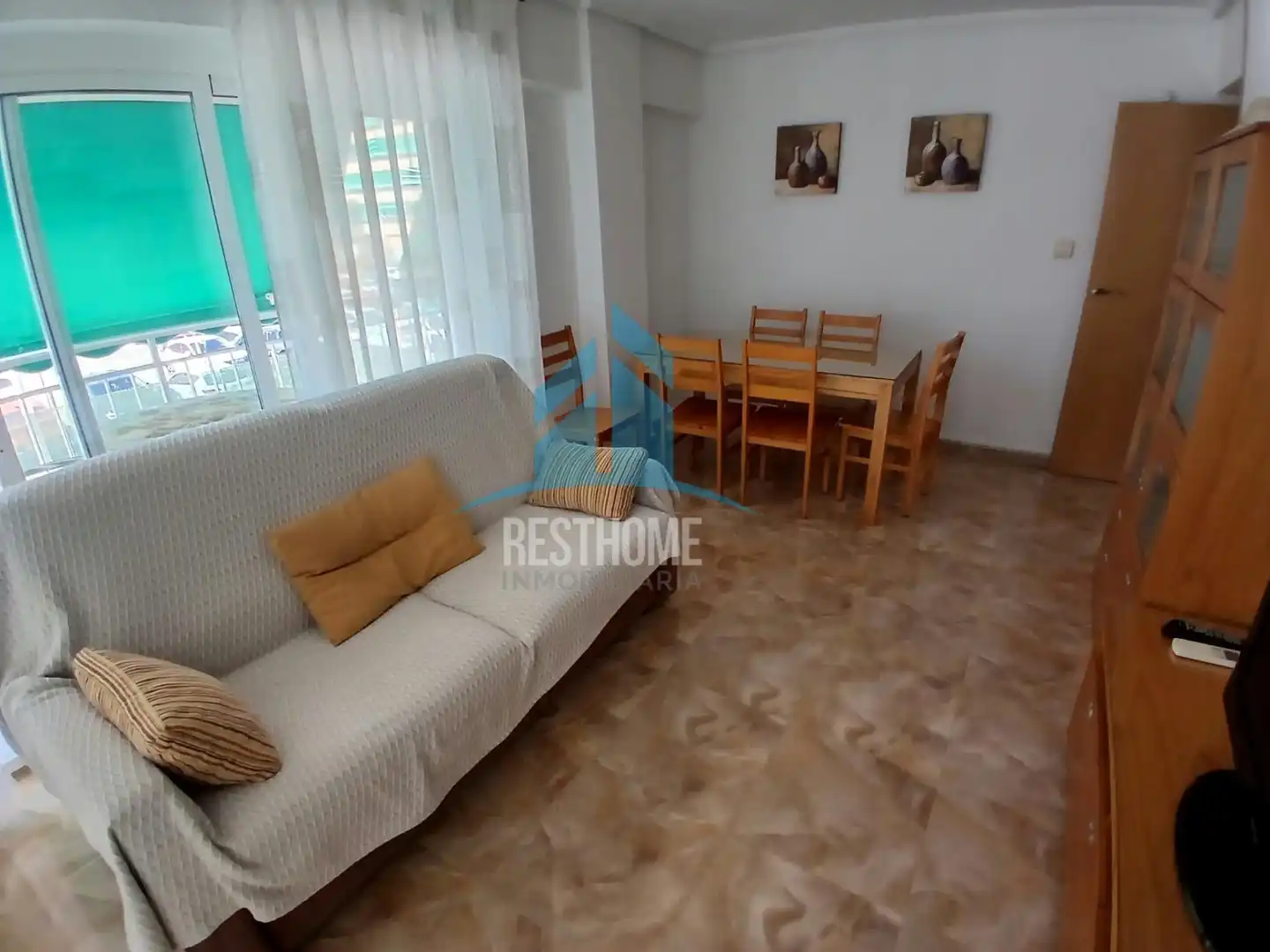Living room of Flat for rent in Cullera  with Air Conditioner, Heating and Terrace