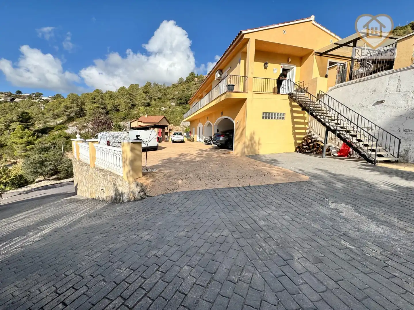 Vista exterior de Casa o xalet en venda en Olesa de Bonesvalls amb Calefacció, Jardí privat i Parquet