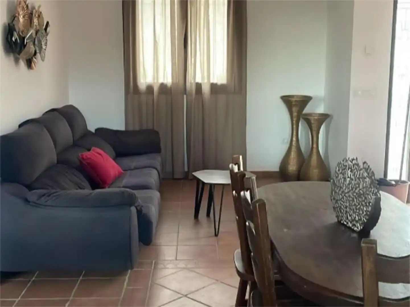 Wohnzimmer von Country house zur Miete in Canillas de Aceituno mit Klimaanlage, Schwimmbad und Möbliert