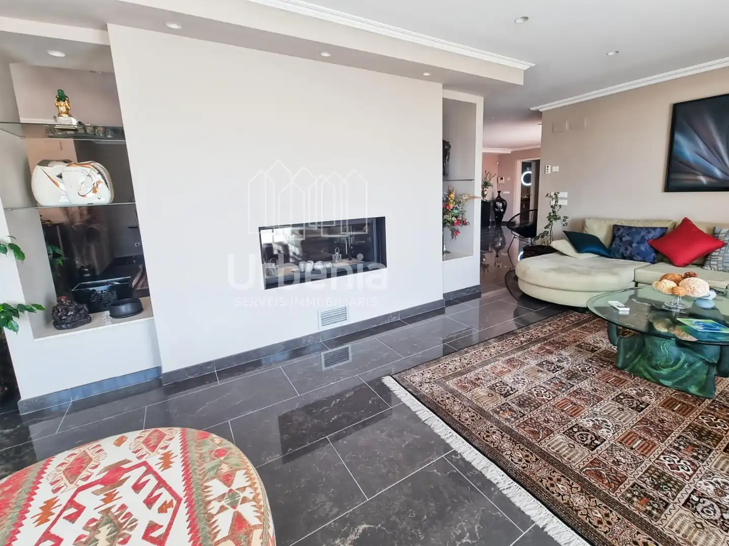 Living room of Houses for sale in Sant Andreu de Llavaneres  with Air Conditioner, Heating and Swimming Pool