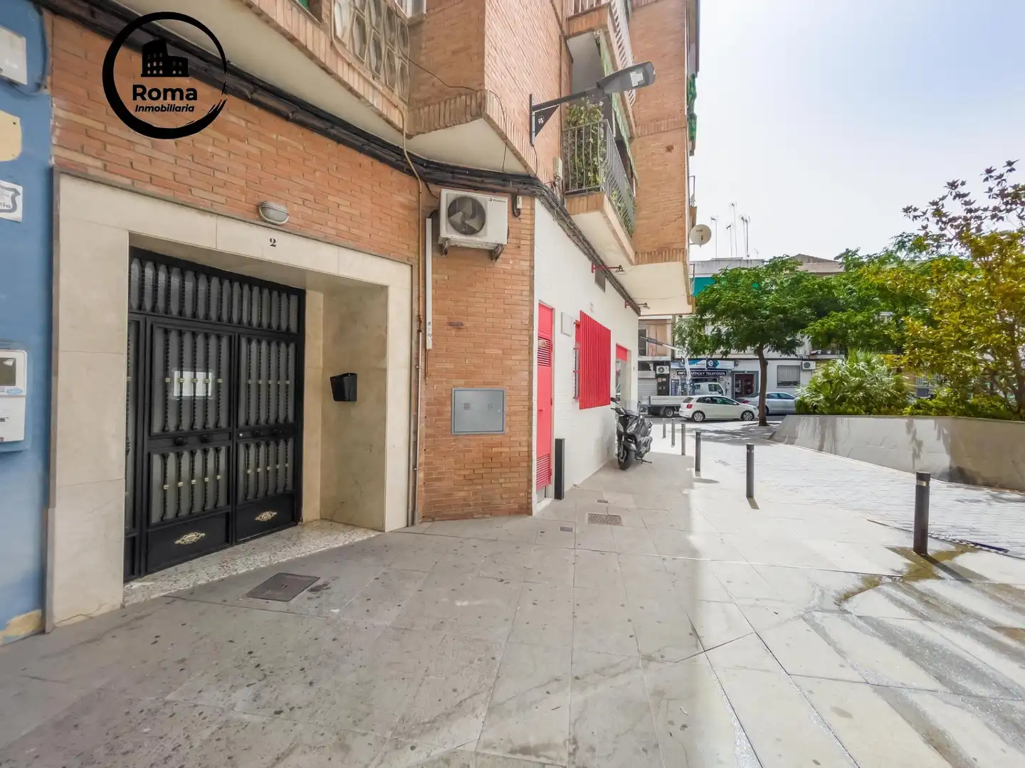 Exterior view of Flat for sale in Armilla  with Air Conditioner, Terrace and Balcony