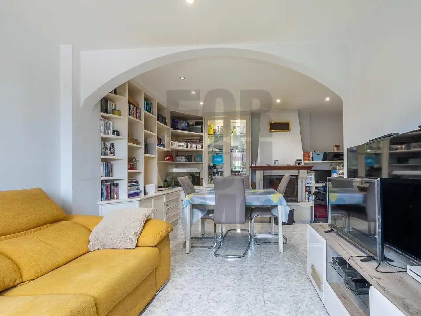 Sala d'estar de Casa adosada en venda en Donostia - San Sebastián  amb Aire condicionat, Calefacció i Terrassa