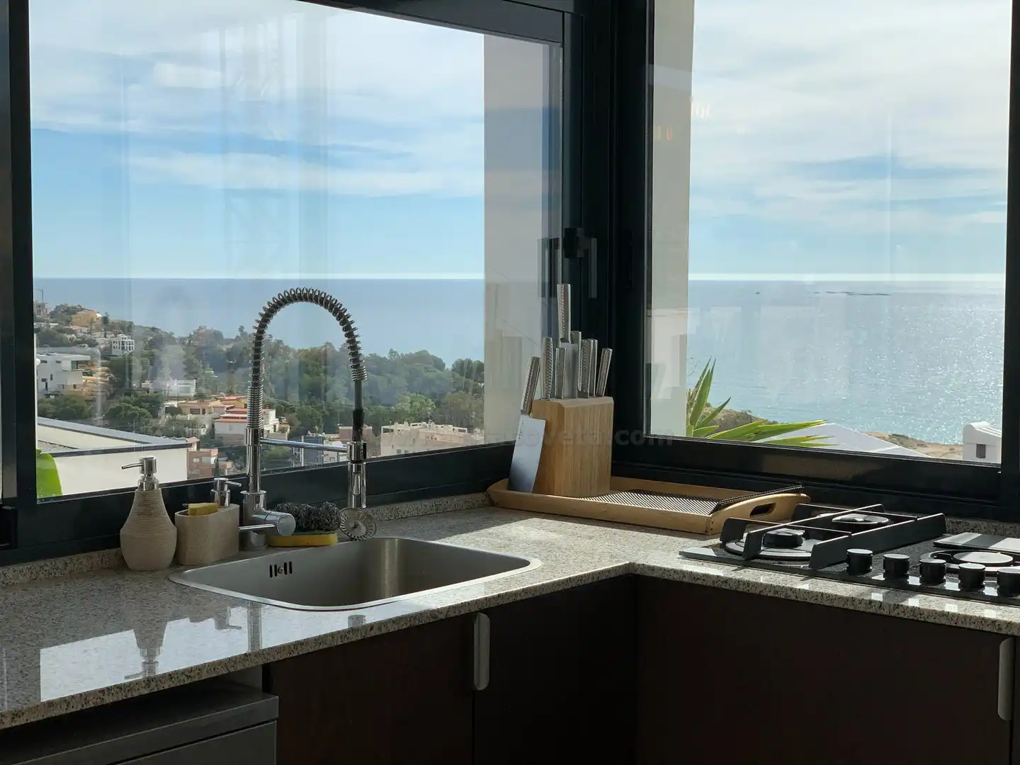 Cocina de Casa o chalet en venta en El Campello con Aire acondicionado, Jardín privado y Terraza