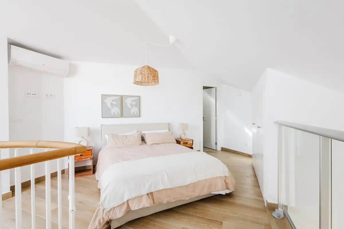 Schlafzimmer von Maisonette zum Verkauf in Málaga mit Klimaanlage, Heizung und Terrasse