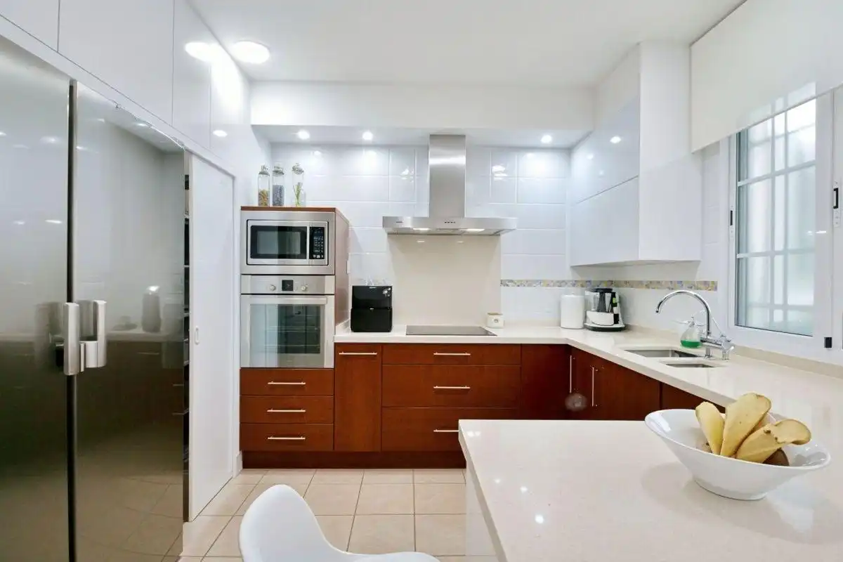 Cocina de Casa adosada en venta en Níjar con Aire acondicionado, Calefacción y Jardín privado