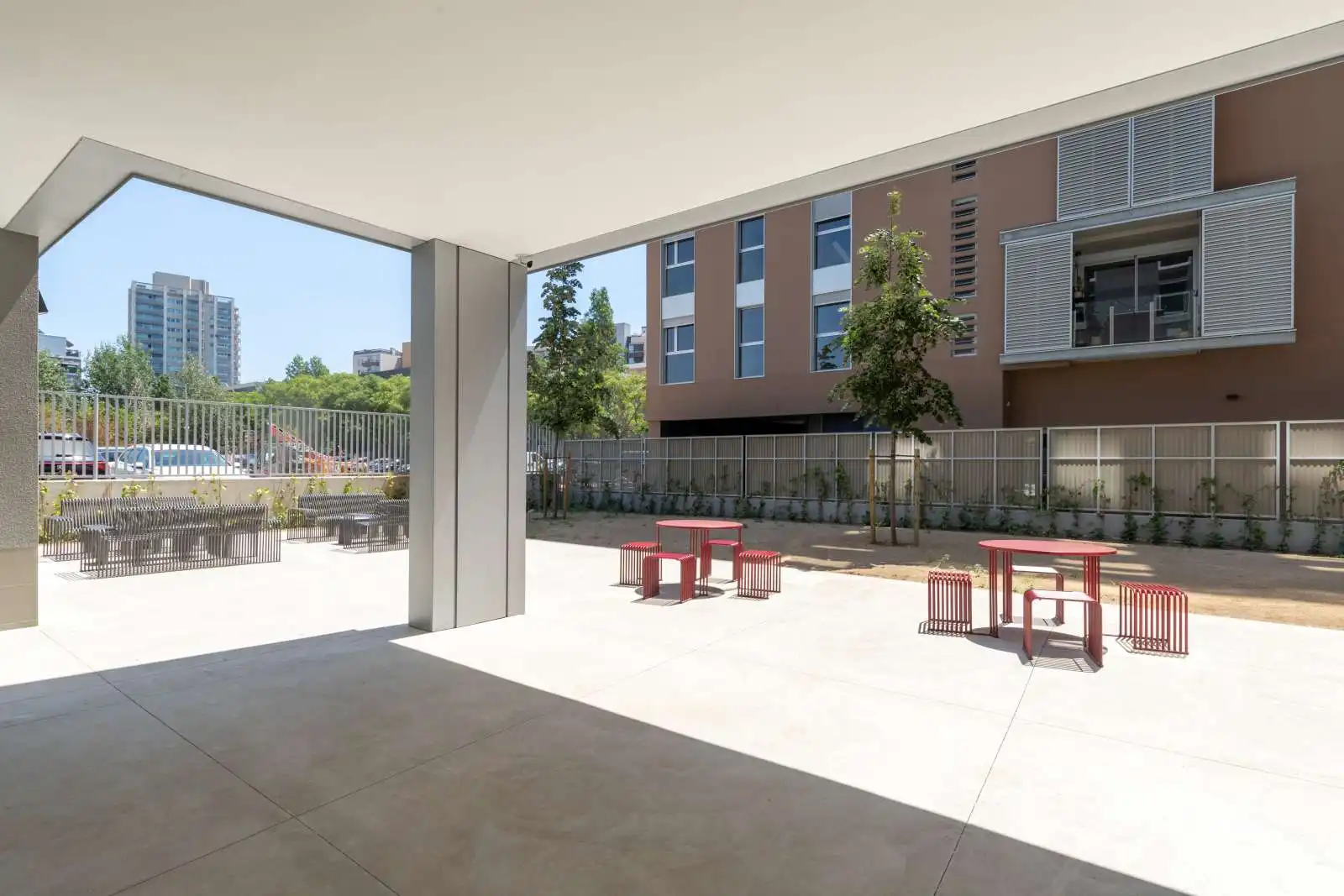 Terrace of Flat for share in Sant Adrià de Besòs  with Air Conditioner, Terrace and Furnished
